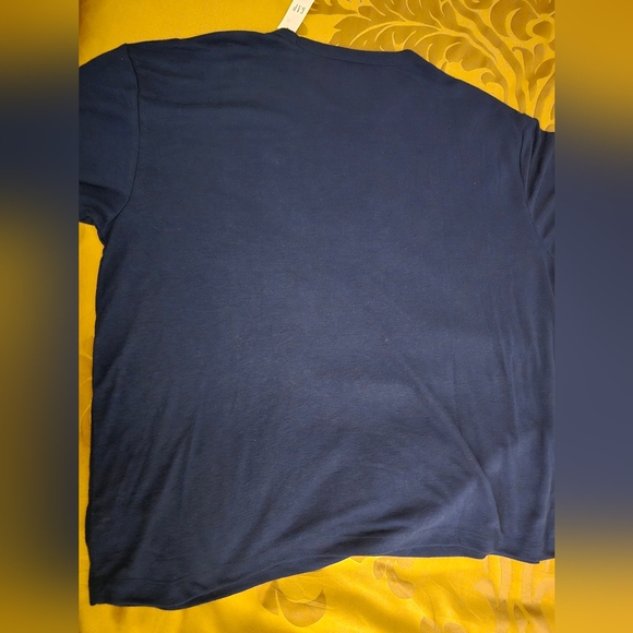 Gap linen blend crew tshirt XL fits like XXL blue - Picture 2 of 5
